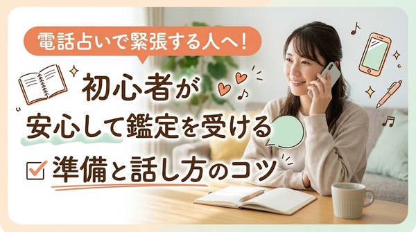 電話占いで緊張する人へ！初心者が安心して鑑定を受ける準備と話し方のコツ